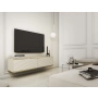 Szafka RTV Beżowa - Złota  135 cm MDF